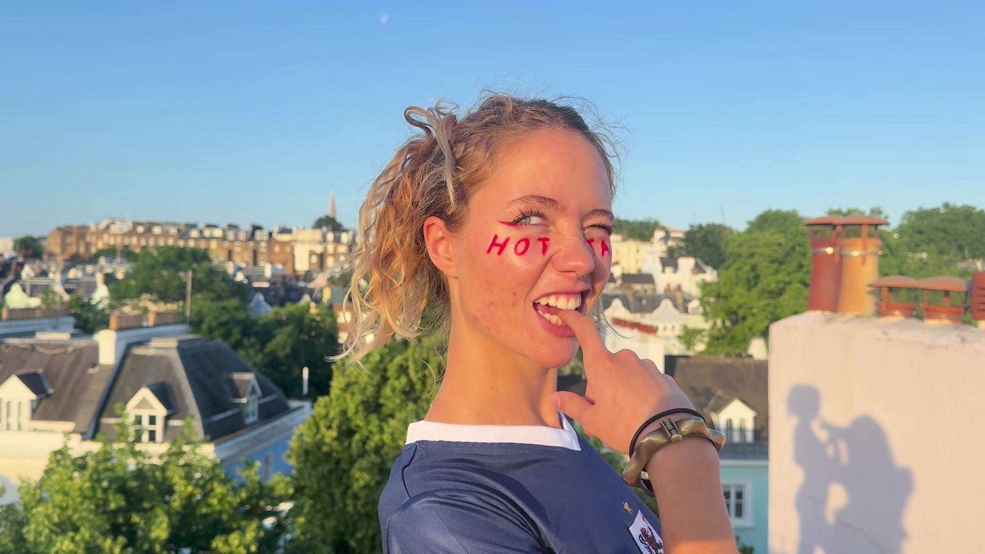 Rooftop, golden hour. June 2026.